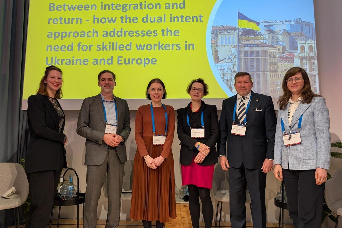 €1.1 billion for skills development: Skills Alliance presents results and European practices for Ukraine. Photo: GIZ/Anne Schönharting/OSTKREUZ 
